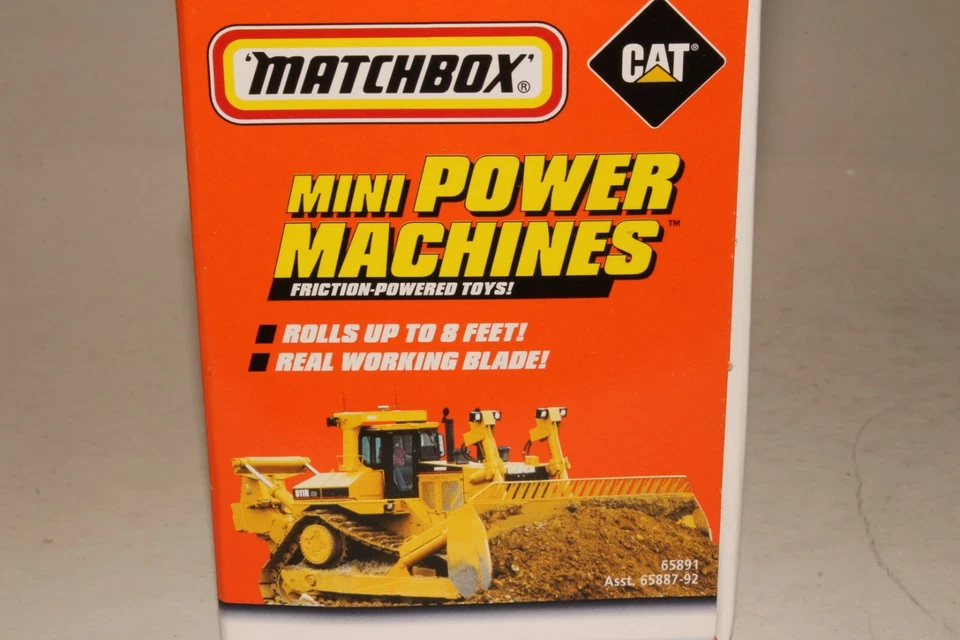Matchbox Mini Power Wheels Caterpillar Dozer with Box - Image 3 of 4