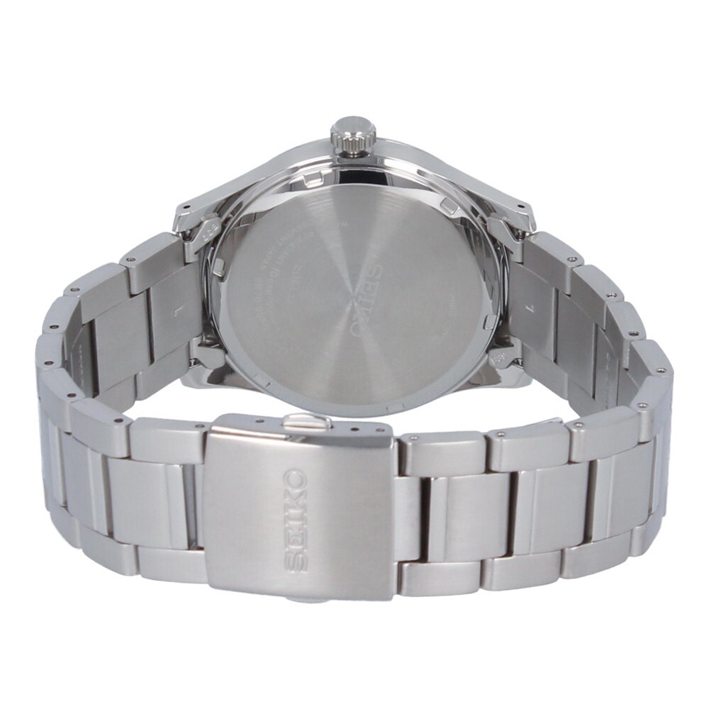 SEIKO SUR535P SUR535 Quartz Analog Stainless Steel Black