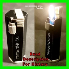 Uncommon 1945 Anodized Aluminum Block Hexagon Lighter By Emson B'port Conn. Rare