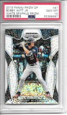 2019 Panini Prizm Draft BOBBY WITT JR WHITE SPARKLE RC SP PSA 10 GEM MINT POP 3!