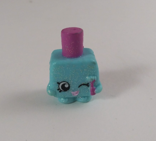 Moose Shopkins Season 5 Health & Beauty Blue Glitter Polly Polish Ultra Rare - 第 1/6 張圖片