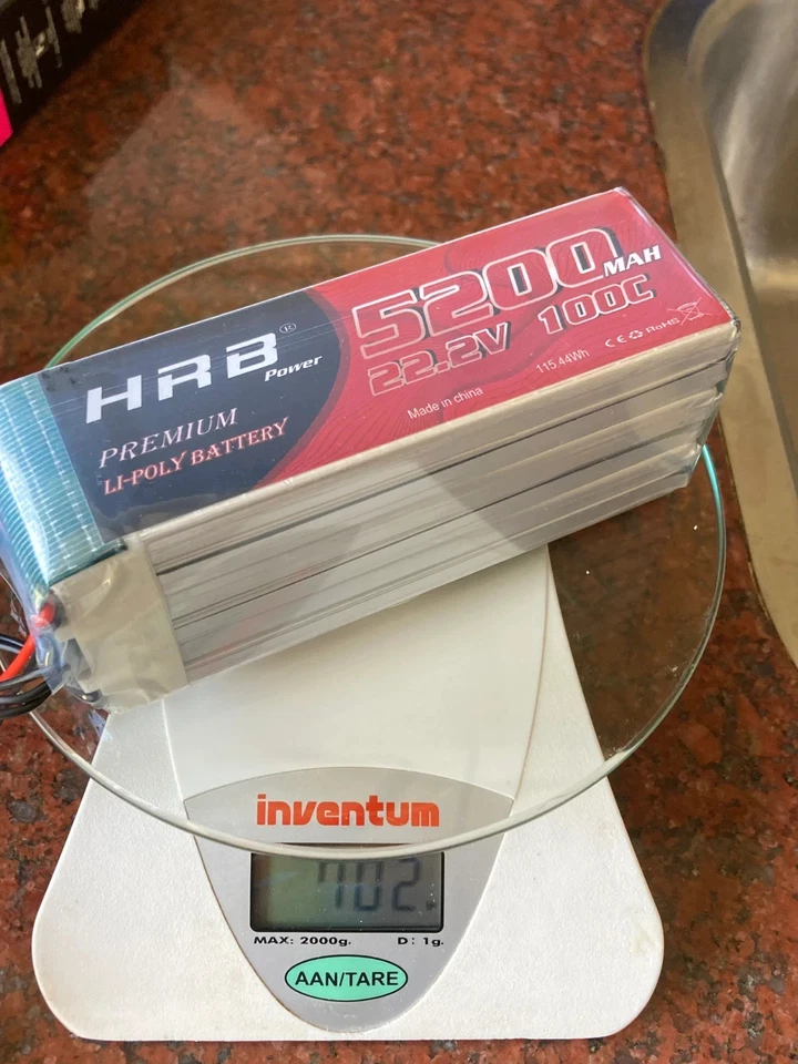 2 Stück 6S 22,2V 5200mAh XT90 LiPo Akku für RC Auto Flugzeug Hubschrauber Drohne - Bild 3 von 4