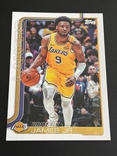 2025-26 Topps Flagship Bronny James Jr. #152 Base Card Los Angeles Lakers