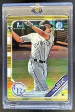 2019 Bowman Draft Michael Toglia Chrome Gold Refractor 1st Prospect #/50 Rockies