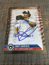 2025 South Bend Cubs Andy Garriola Autograph Signed Team Card Cubs Auto