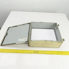 Hoffman A1614CHS 16" x 14" x 6" Electrical Enclosure W/Backplate Hinged Door