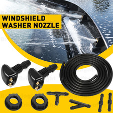 Car Universal Windshield Washer Hose Wiper Blade Pipe Jet Spray Tube Nozzle Kit