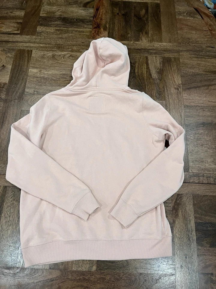Hollister-Mujer/Adolescente Pullover Sudadera con Capucha-Grande-Rosa-Bordado-Casual Foto 2 de 4