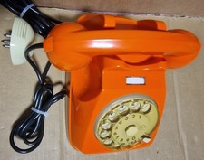 Telefono vintage a disco arancione Sip
