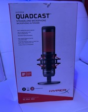 HyperX QuadCast Wired Multi-Pattern Electret ...