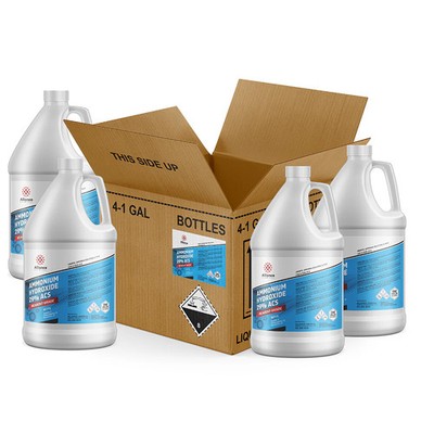 Ammonium Hydroxide 29% ACS Grade - 4 Gallon Case