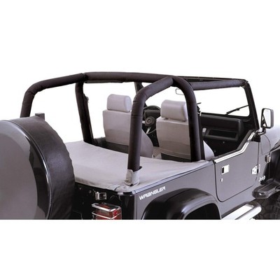 Rugged Ridge 13612.15 Roll Bar Cover Kit, Full; 97-02 Jeep Wrangler TJ