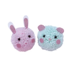 Pompons - 2 Kleine Tiere