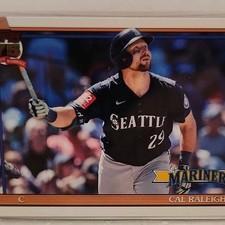Topps 2026 Series 1 Cal Raleigh 1991 Topps Baseball Insert #T91-88 Mariners
