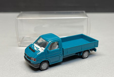 Volkswagen VW T4 Caravelle Bus Pritsche Transporter blau-türkis Wiking H0 1:87