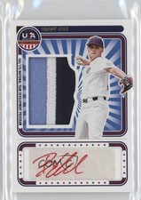 2024 Stars and Stripes USA Signatures Silhouettes Prime /25 Brady Ebel Auto 0j81
