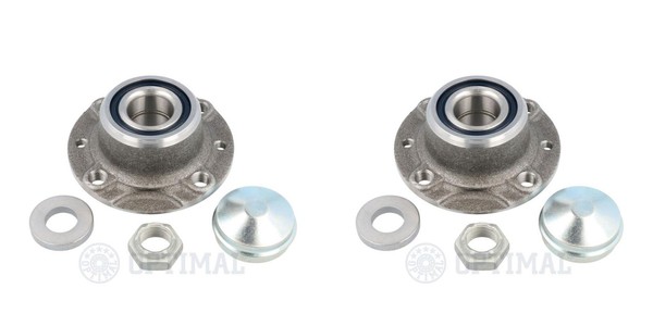 Optimal 2X Radnabe Radlagersatz Hinten FüR Fiat Panda Punto Van Lancia Y Delta-image