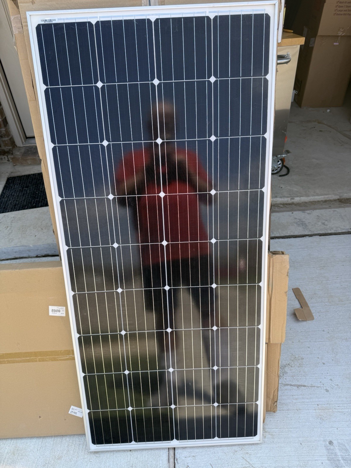 3 EA ECO-WORTHY 195 Watt 12 Volt Monocrystalline Solar Panel Modules  Off Grid 