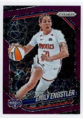 2025 Panini Prizm WNBA Purple Velocity Prizm 15/59 Emily Engstler #84 s3g