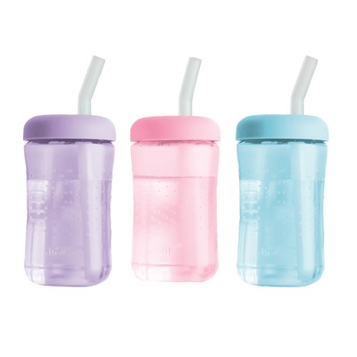 	The First Years Squeeze & Sip Toddler Straw Cups 7 oz 3 Count Ages 6+ Months	