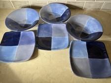6-pc Set Quadrettini Tabletops Unlimited 3 Bo...