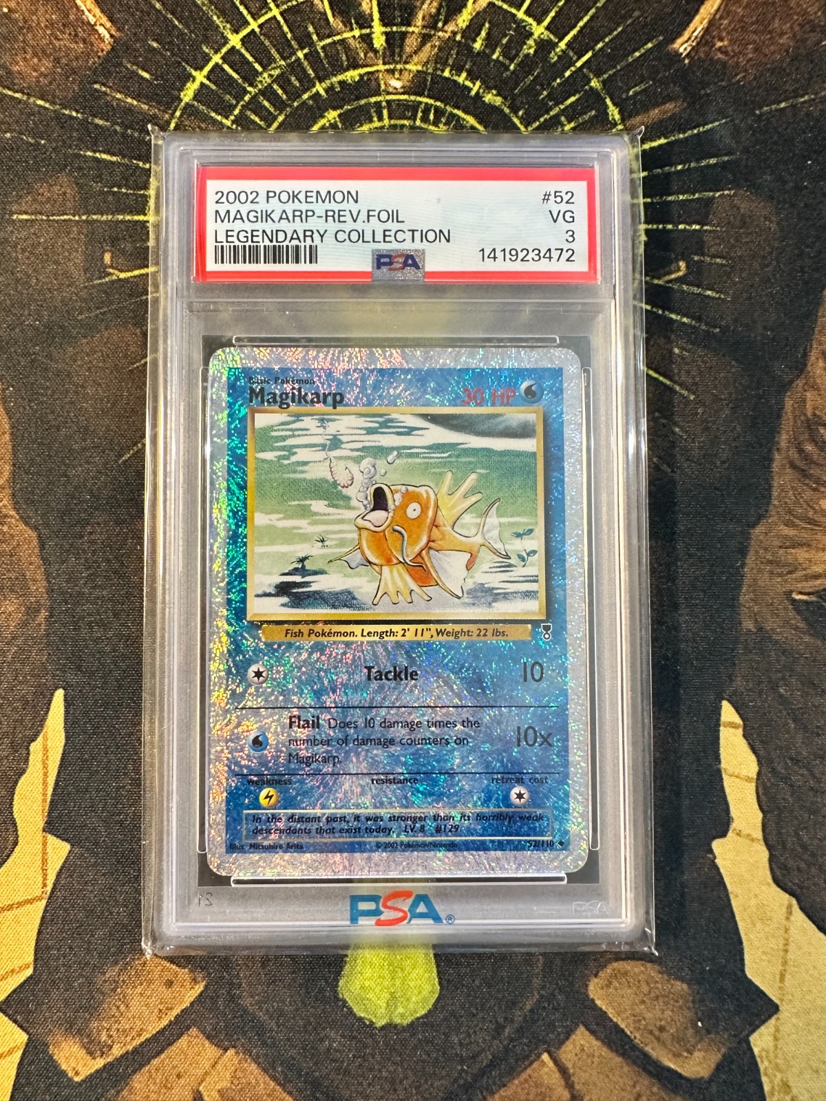 Pokemon Magikarp 52/110 Legendary Collection Reverse Holo PSA 3