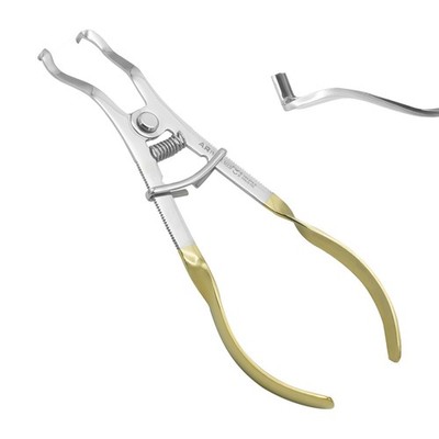 AR Dental Rubber Dam Clamp Forceps Serrated Restorative Endodontic German Grade
