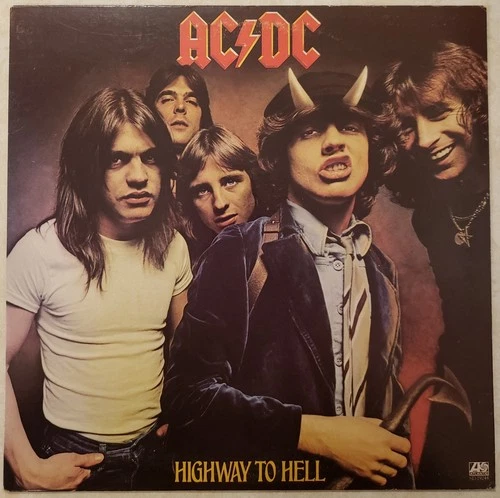 AC/DC Highway To Hell 1979 Vinyl LP SD 19244 Atlantic Records Ultrasonic Cleaned
