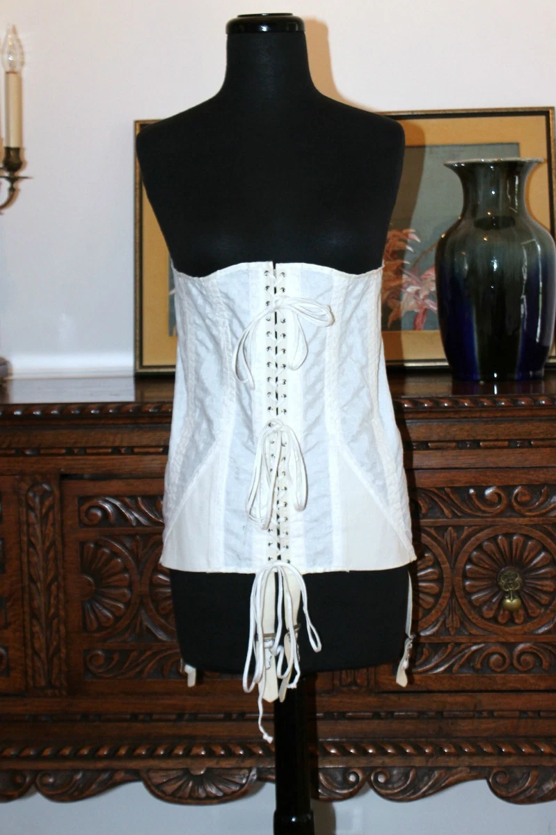 Corsetto Sottoseno Vintage Da Donna – Mezza Coppa, Con Tasca Laterale, Tessuto Resistente
