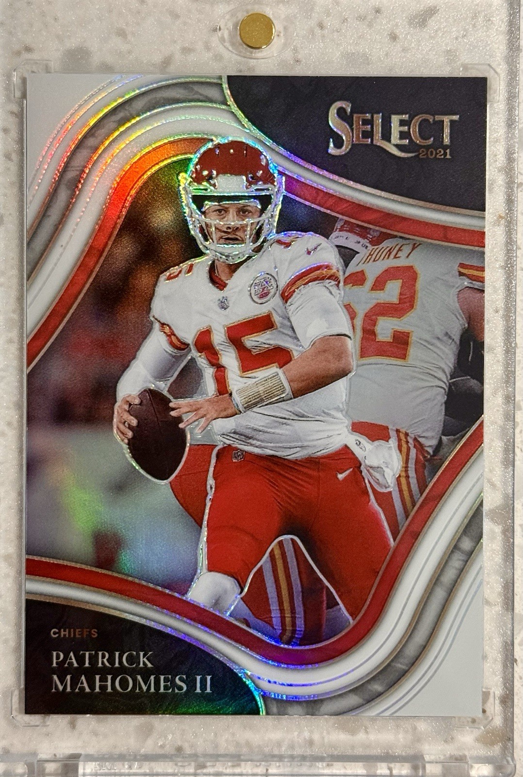 2021 Panini Select - Field Level Patrick Mahomes II #302 White Prizm /35
