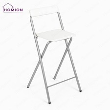 Strong Quality Folding Breakfast Bar Stool Square Seat Chair Stool Kitchen Home 