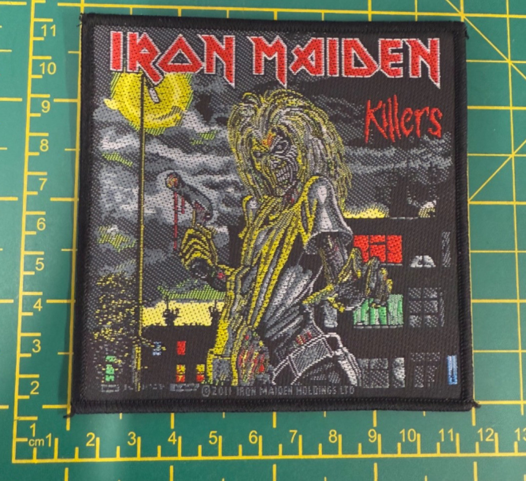 Iron Maiden Killers Woven Sew On Packed Patch Officially Licensed