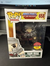 F2 Funko Pop MOTU RAM MAN Toy Tokyo SDCC Exclusive Vinyl  658