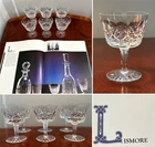 Vintage Set of 6 WATERFORD CRYSTAL Lismore 4 oz. Liquor Cocktail Glasses IRELAND