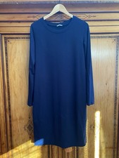 Crea Concept Blue Jersey Dress Size (40) UK 12 - Excellent Condition