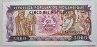 Mozambique 5000 Meticais 1988 Unc