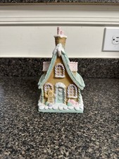 Christmas Pastel Glitter Gingerbread House