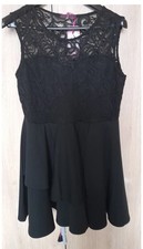 Little Black Dress  with lace detail Size 16
