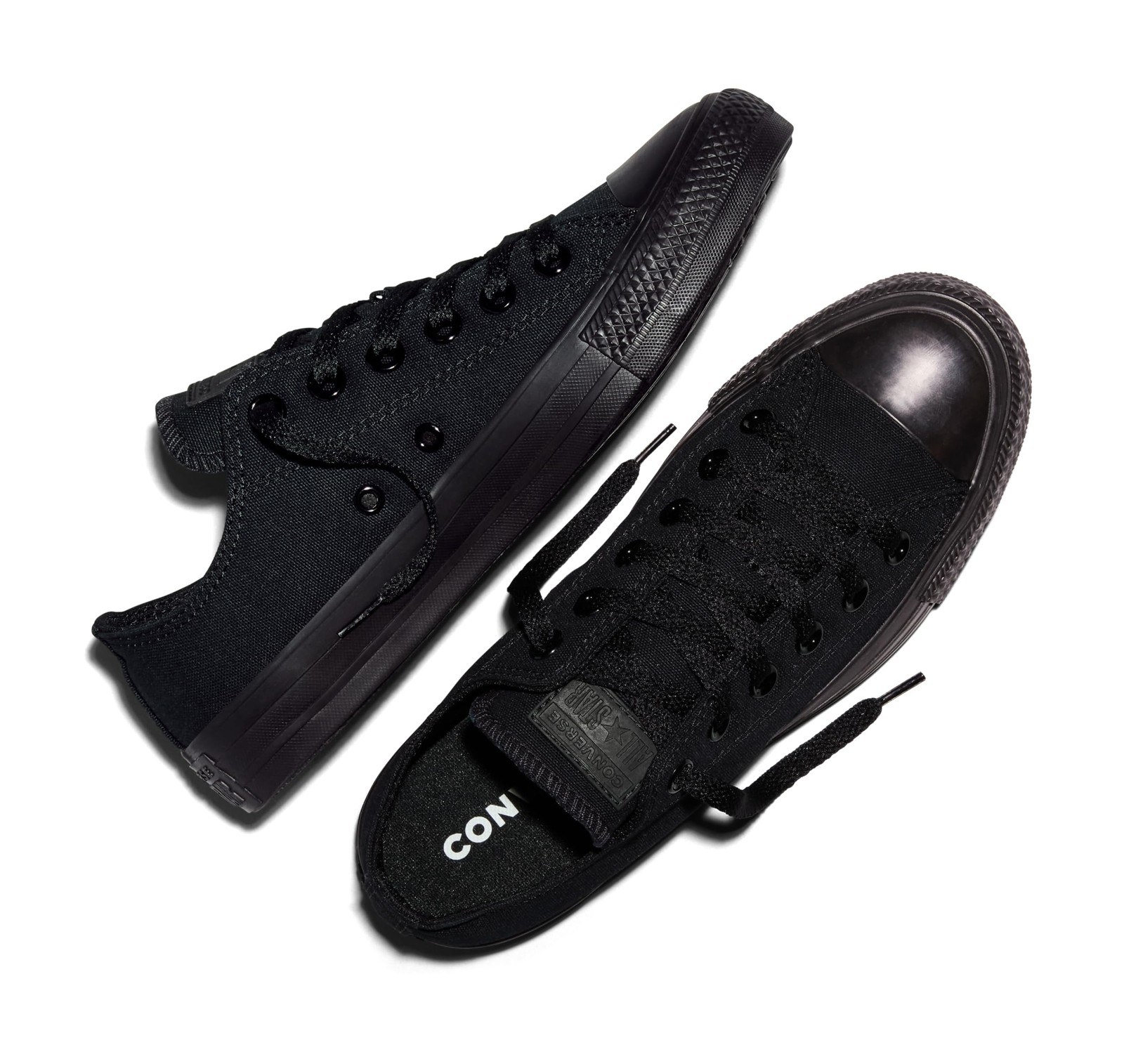 Canvas Sneaker Chuck Taylor All Star OX Black Monochrome 10.5 Converse Unisex image 4