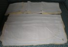 Vtg Lot Embroidered and Applique Linen Cotton Placemats Napkins Tablecloth Doily — photo 6