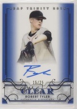 2016 Leaf Trinity Clear Auto Blue 15/25 Robert Tyler #CA-RT1 Auto ke4