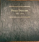 1921-1935 Complete Peace Dollar $1 Set Of 24 Silver Coins In Littleton Album