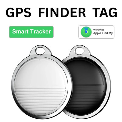 GPS Finder Tag Work With Apple Find My For Keys Wallet Bag Luggage Tracker White