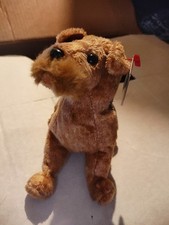 Ty Beanie Baby - WHISKERS the Schnauzer Dog 6" Plush Stuffed Animal 2000