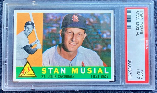 Stan Musial #250 1960 Topps card
