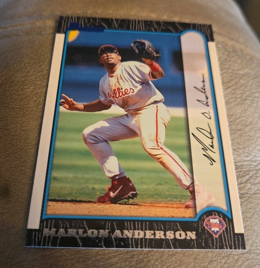 1999 Bowman Baseball Card | Marlon Anderson | Philadelphia Phillies | #206