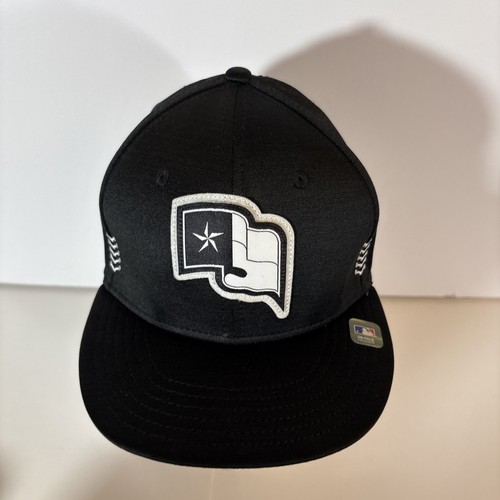 New Era 59FIFTY Texas Rangers Black MLB Fitted Hat NEW 6 3/4 - Picture 5 of 7