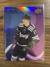 2022-23 Upper Deck Allure Yegor Sharangovich Color Flow Blue Purple #SF-3 Devils