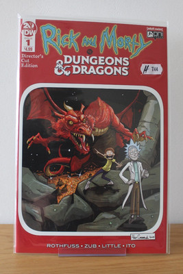 Rick and Morty vs. Dungeons & Dragons #1 Director s Cut NM  IDW Comic 2019