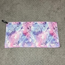Nike Swim Towel Pastel Pink Purple Blue Abstract Print Quick Dry Recycled